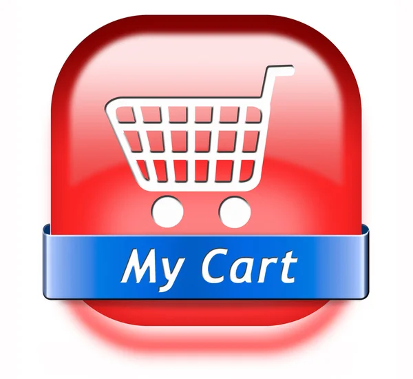 My shopping cart — Stock Photo, Image