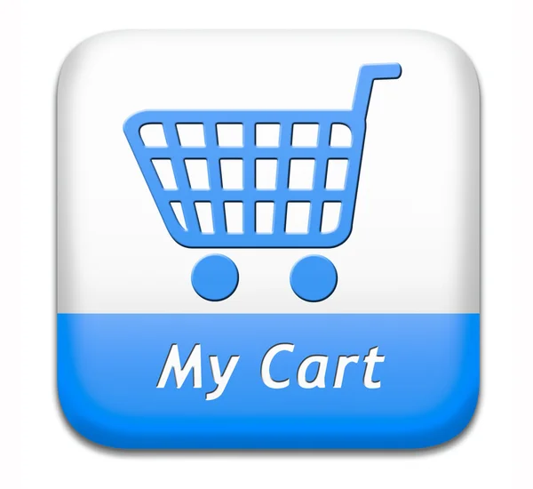 My shopping cart — Stock Photo, Image