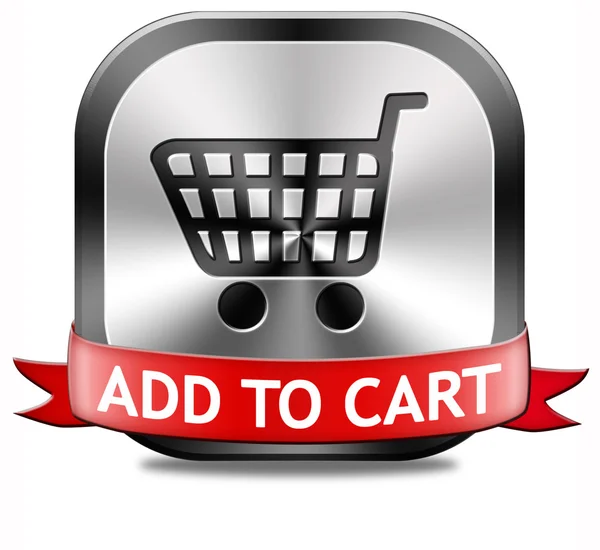 Add to shopping cart — Stock Photo, Image