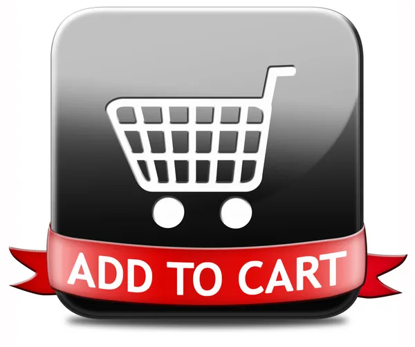 Add to shopping cart — Stock Photo, Image