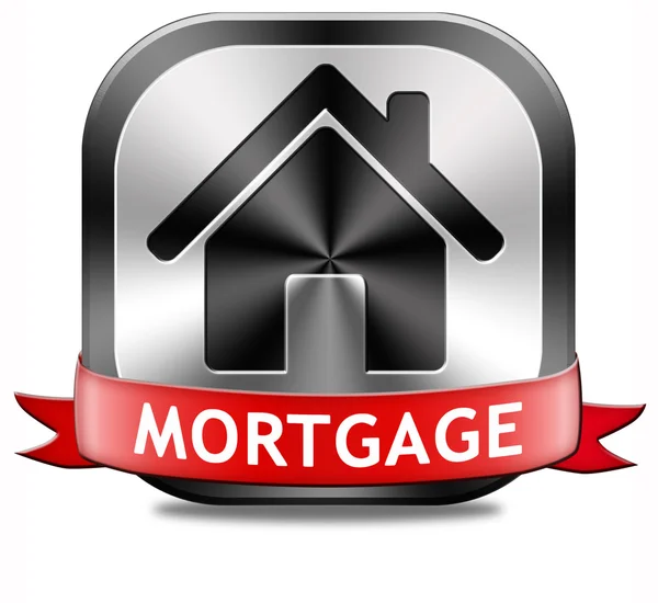 Mortgage button — Stock Photo, Image