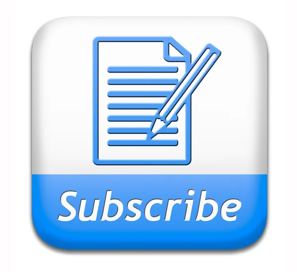 Subscribe button — Stock Photo, Image