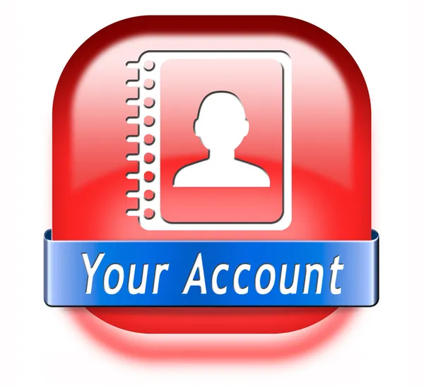 Your account — Stock Photo, Image