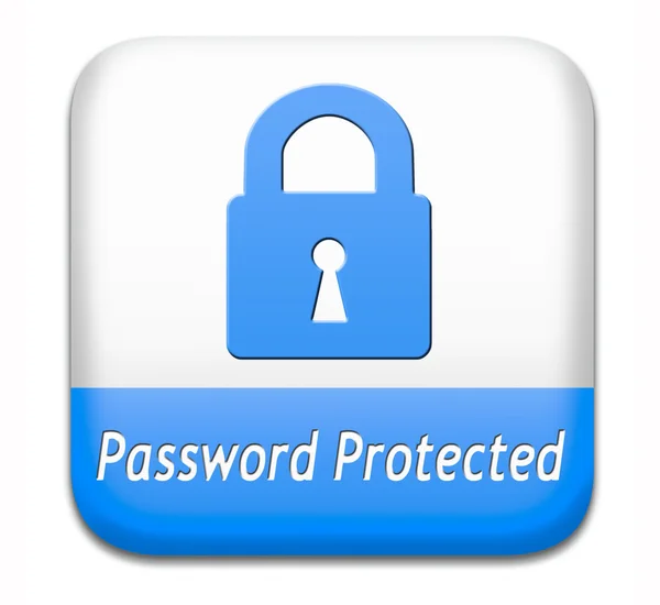 Password protected — Stock Photo, Image
