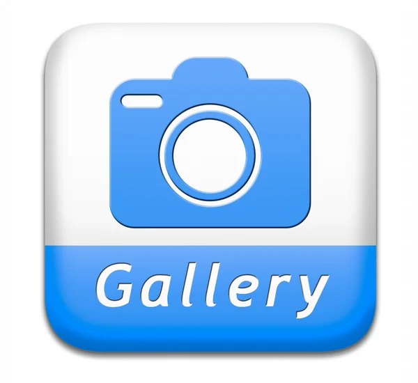 ギャラリー ボタンGalleri knappen — Stockfoto