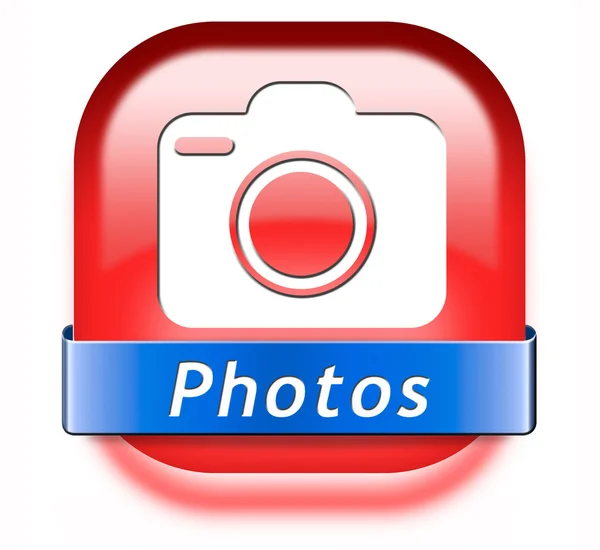 Knappen "bilder" — Stockfoto