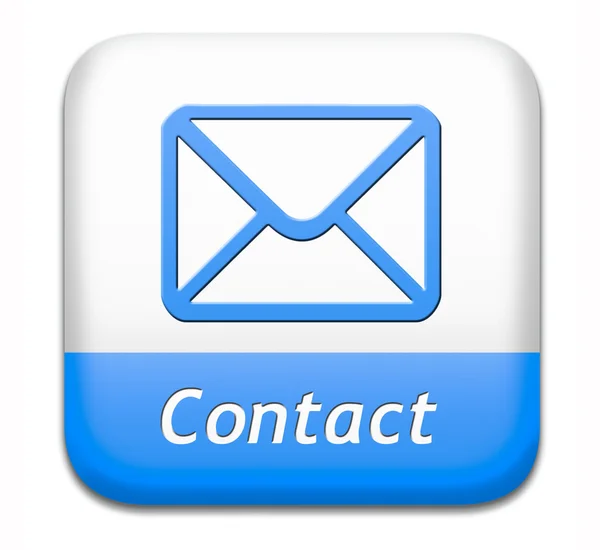 Contact button — Stock Photo, Image