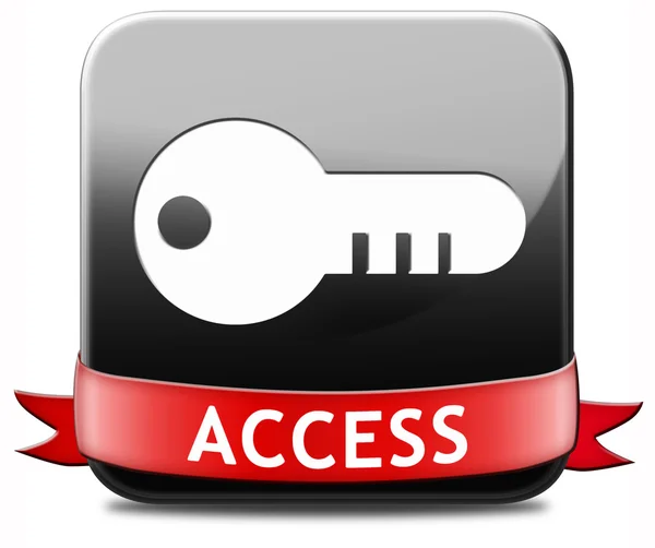 Pulsante di accesso — Foto Stock