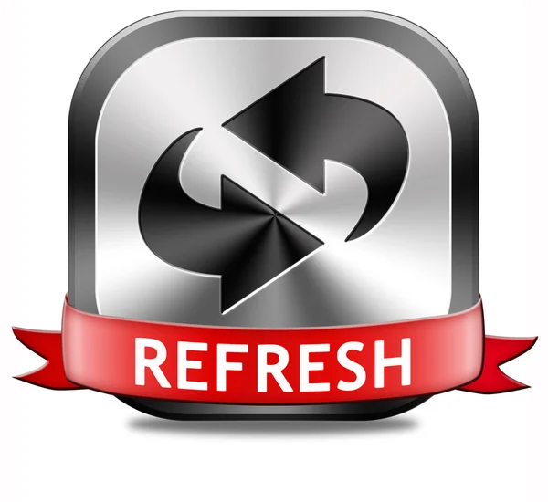 Refresh button — Stock Photo, Image