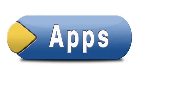 Apps knop — Stockfoto