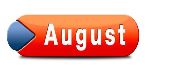 August button — Stock Photo, Image