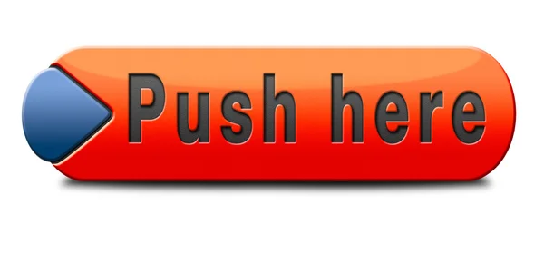 Push here — Stock Photo, Image