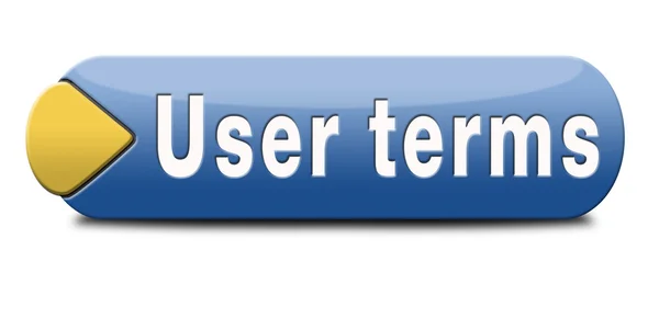 User terms — Stock Photo, Image