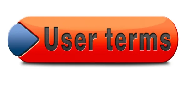 User terms — Stock Photo, Image