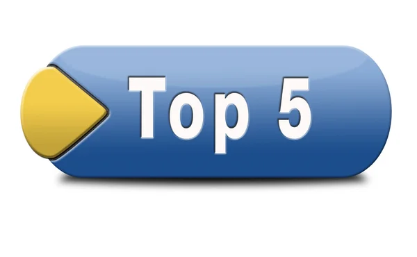 Top 5 — Zdjęcie stockowe