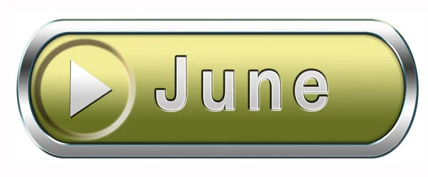 June icon — Stock Photo, Image