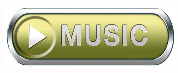 Botón de música — Foto de Stock