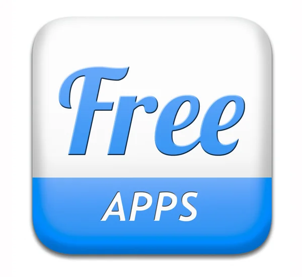 Бесплатные приложения — стоковое фото