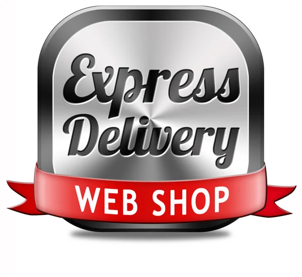 Expressleverans webbshop — Stockfoto