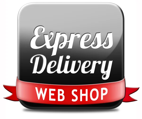 Corriere espresso web shop — Foto Stock