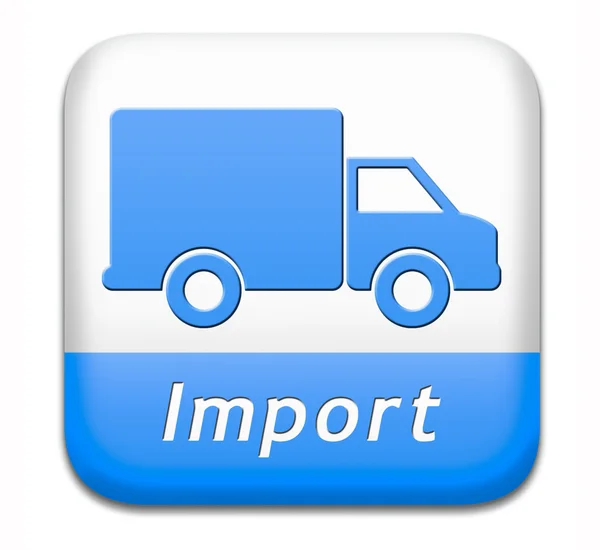 Importazione commercio internazionale — Foto Stock