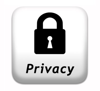 privacy button clipart