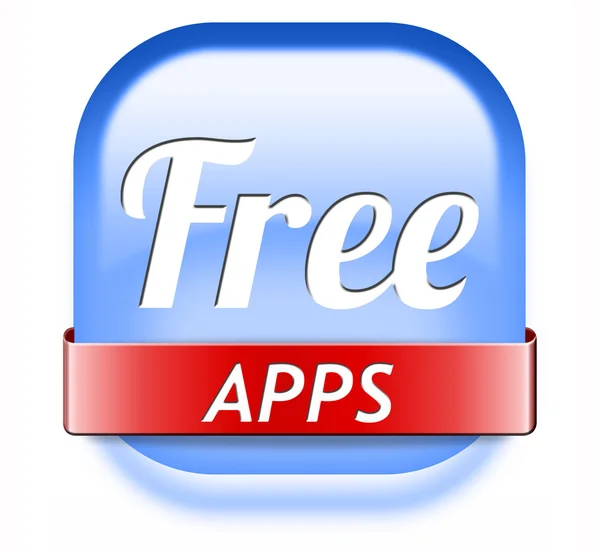 Aplicaciones gratuitas — Foto de Stock