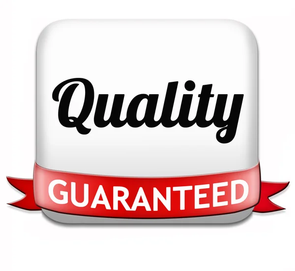 Quality guaranteed — Stock Photo, Image