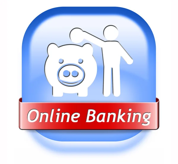 Online bankovnictví — Stock fotografie