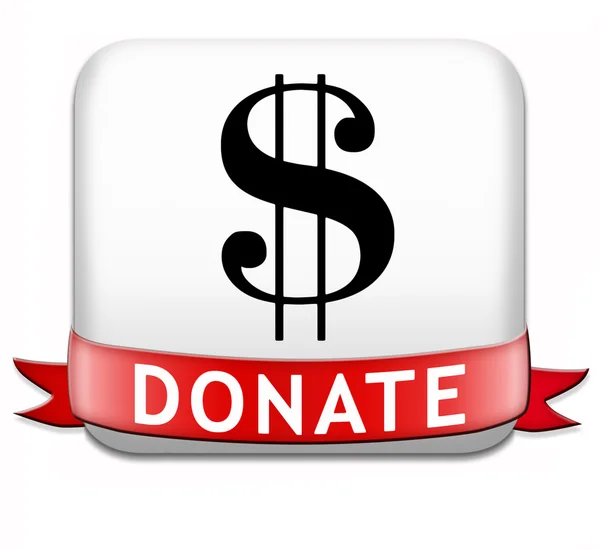 Donate charity — Stock Photo, Image