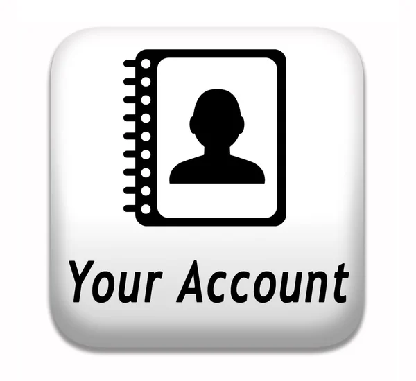 Your account — Stock Photo, Image