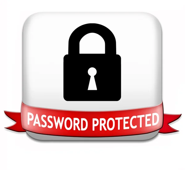 Password protected — Stock Photo, Image