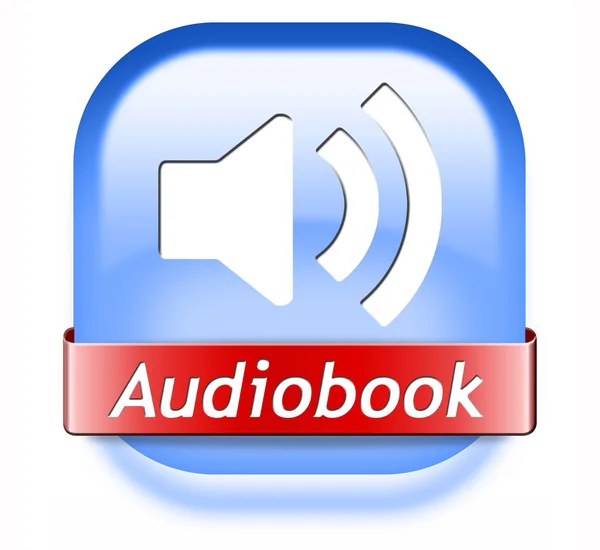 Pulsante Audiolibro — Foto Stock