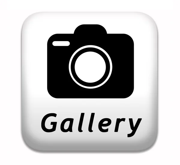 Gallery button — Stock Photo, Image