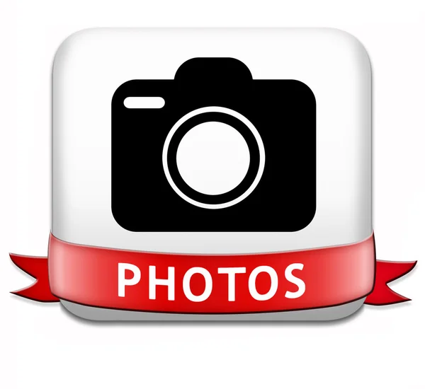 Knappen "bilder" — Stockfoto