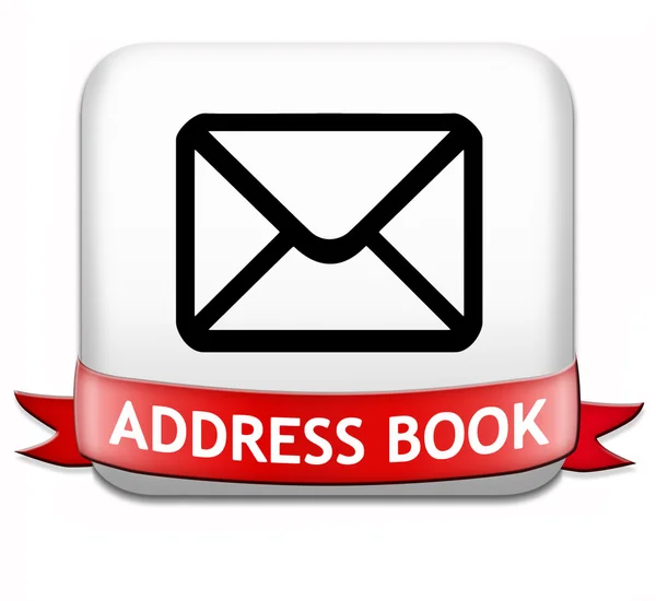Livro de endereços — Fotografia de Stock