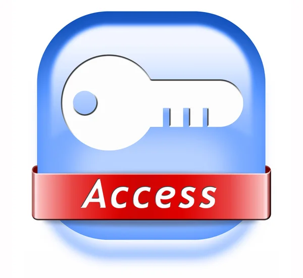 Botão de acesso — Fotografia de Stock
