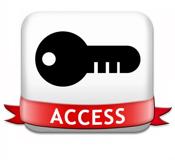 Pulsante di accesso — Foto Stock