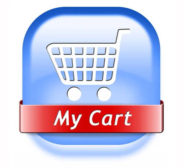 My shopping cart — Stock Photo, Image