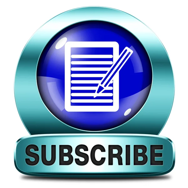 Subscribe button — Stock Photo, Image