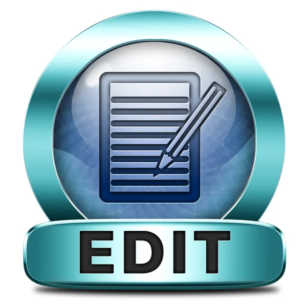 Edit icon — Stock Photo, Image