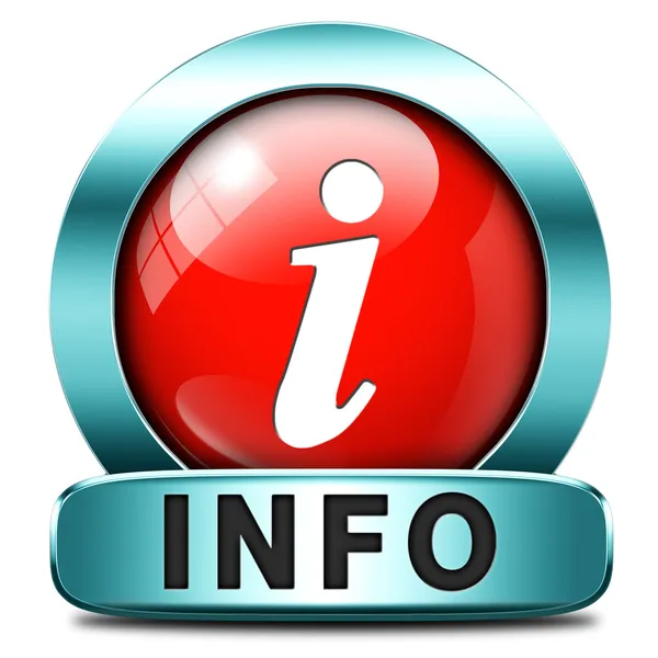 Info icon — Stock Photo, Image