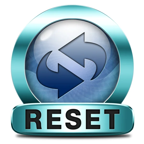 Reset icon — Stock Photo, Image