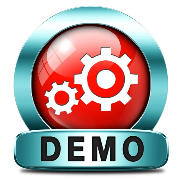 Demo simgesi — Stok fotoğraf