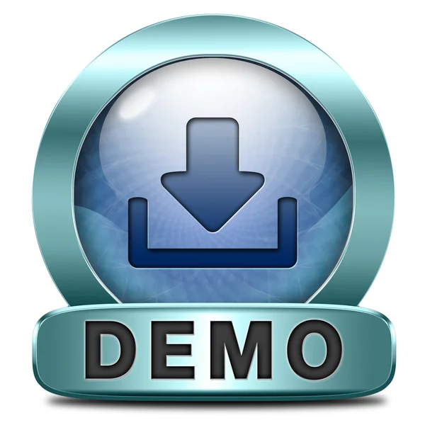 Demo icon — Stock Photo, Image