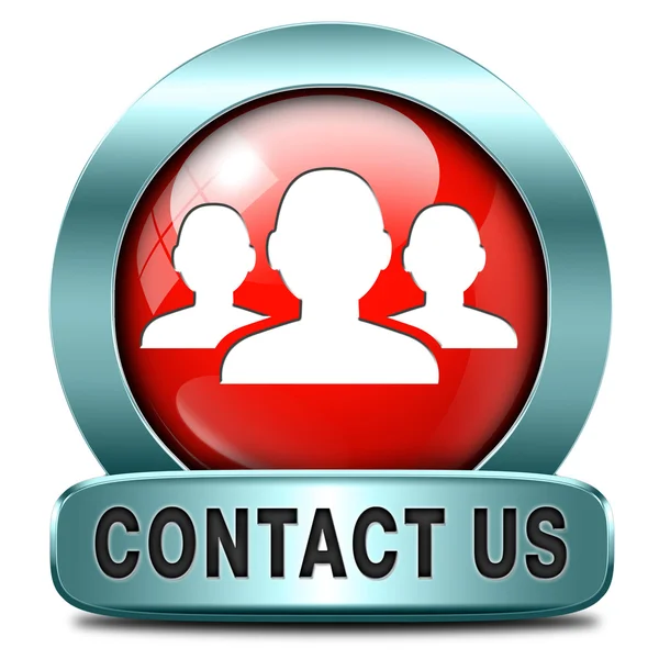 Contact met ons op — Stockfoto