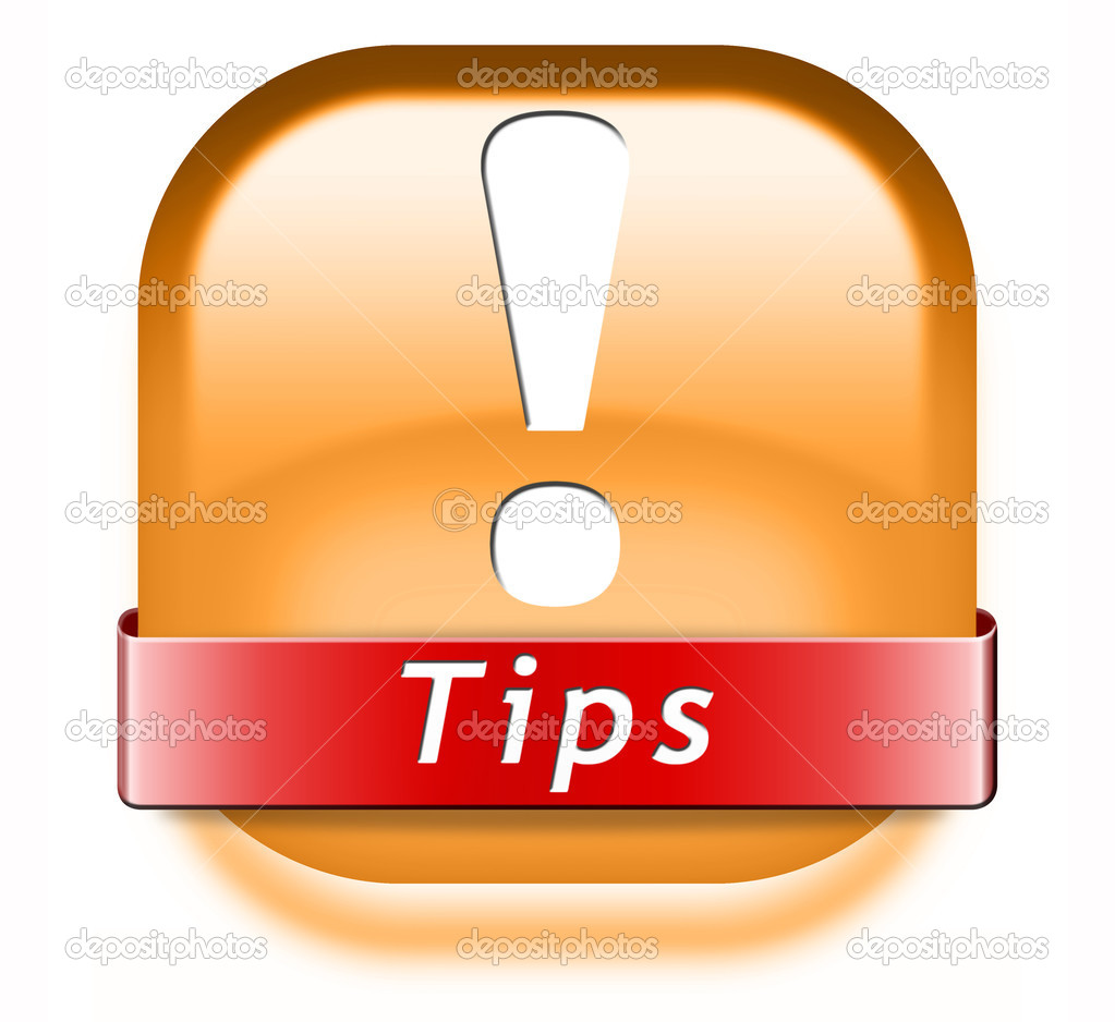 Helpful tips button