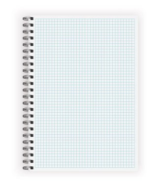 Boş gerçekçi vektör yatay çizgili dizüstü bilgisayar