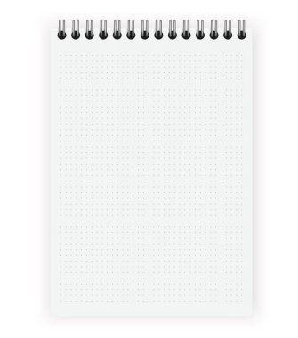 Boş gerçekçi noktalar defteri