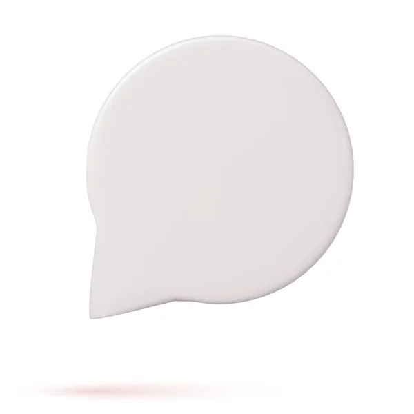 Порожній білий штифт мовної бульбашки — стоковий вектор